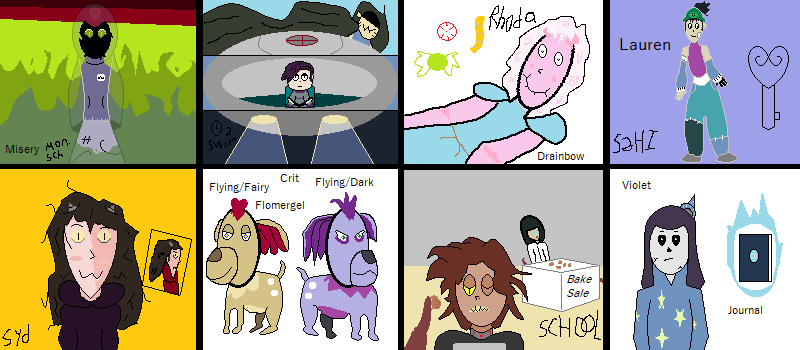 2025 Halloween, was 12, then 8 panels. Mostly original stuff, with 2 of them being half original.