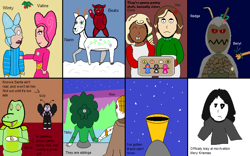 2025 Christmas, caught a bug near the end and couldn't finish with care.